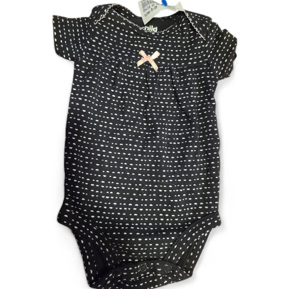 Carter's Child Of Mine And Just One You Onesies Set Of Two Sz 0-3 Mos